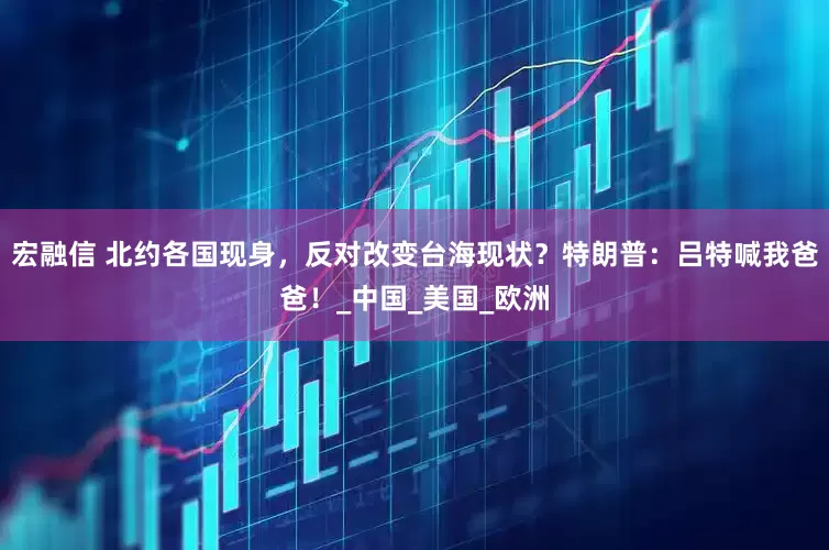 宏融信 北约各国现身，反对改变台海现状？特朗普：吕特喊我爸爸！_中国_美国_欧洲
